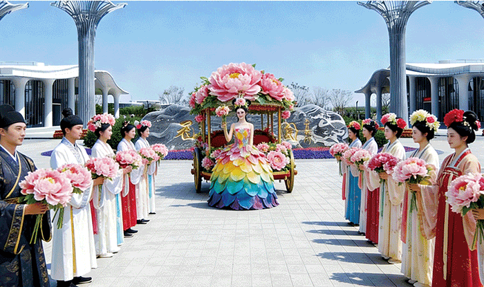 花漾潮启&bull;艳动曹州 迎宾仪式